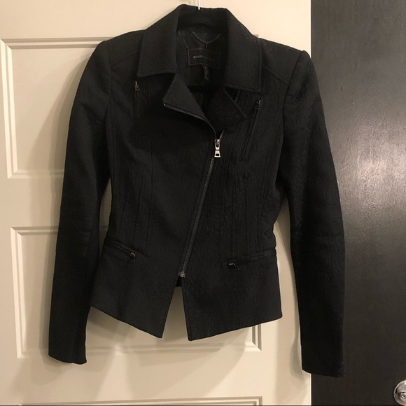 BCBGMaxAzria Jackets & Blazers - BCBG Structured Cropped Blazer with Peplum Back